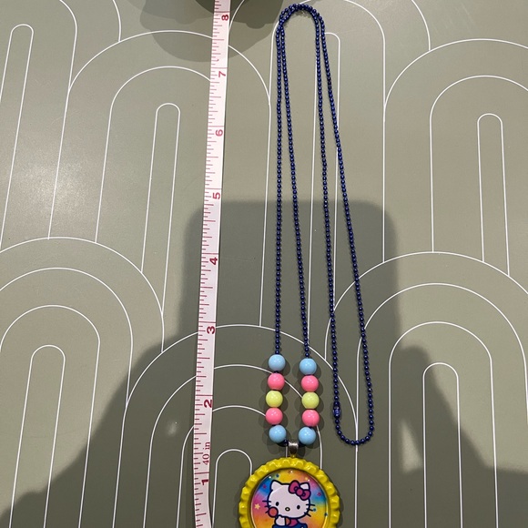 HELLO KITTY Soda Pop Cap Necklace Jewelry Rainbow Star Charm Key Chain Pin Bag - Picture 4 of 8